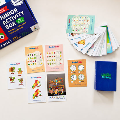 Junior Activity Box logical thinking activity cards